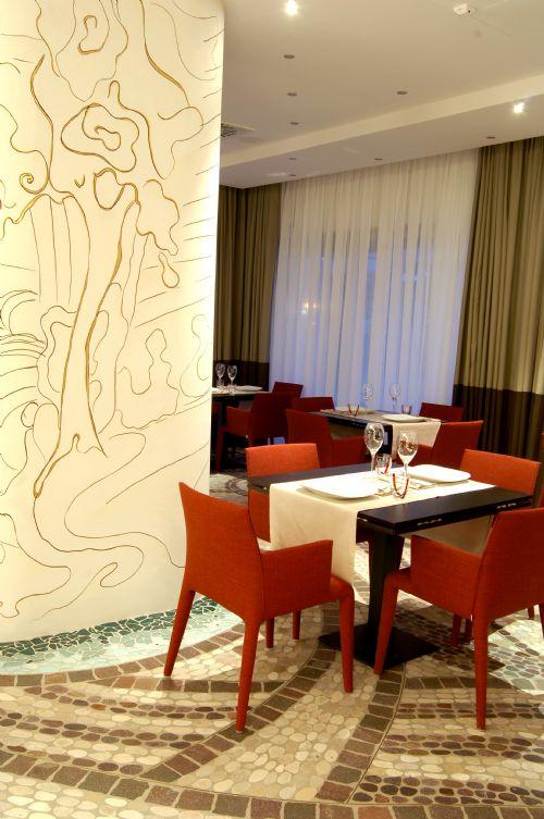 אודרזו Postumia Hotel Design מסעדה תמונה